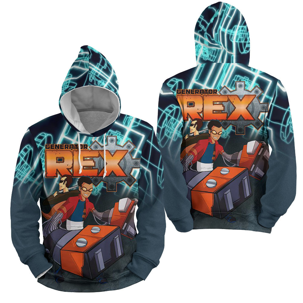 Generator Rex Art Model 3D All Over Printed Sweatshirt, Hoodie, Zip Hoodie | Fan Apparel For Men, Women
