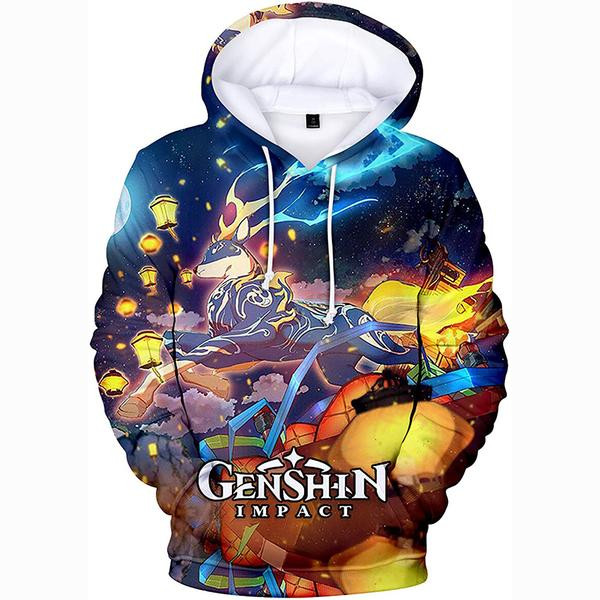 Genshin Impact 3D All Over Printed Sweatshirt, Hoodie, Zip Hoodie | Fan Apparel For Men, Women