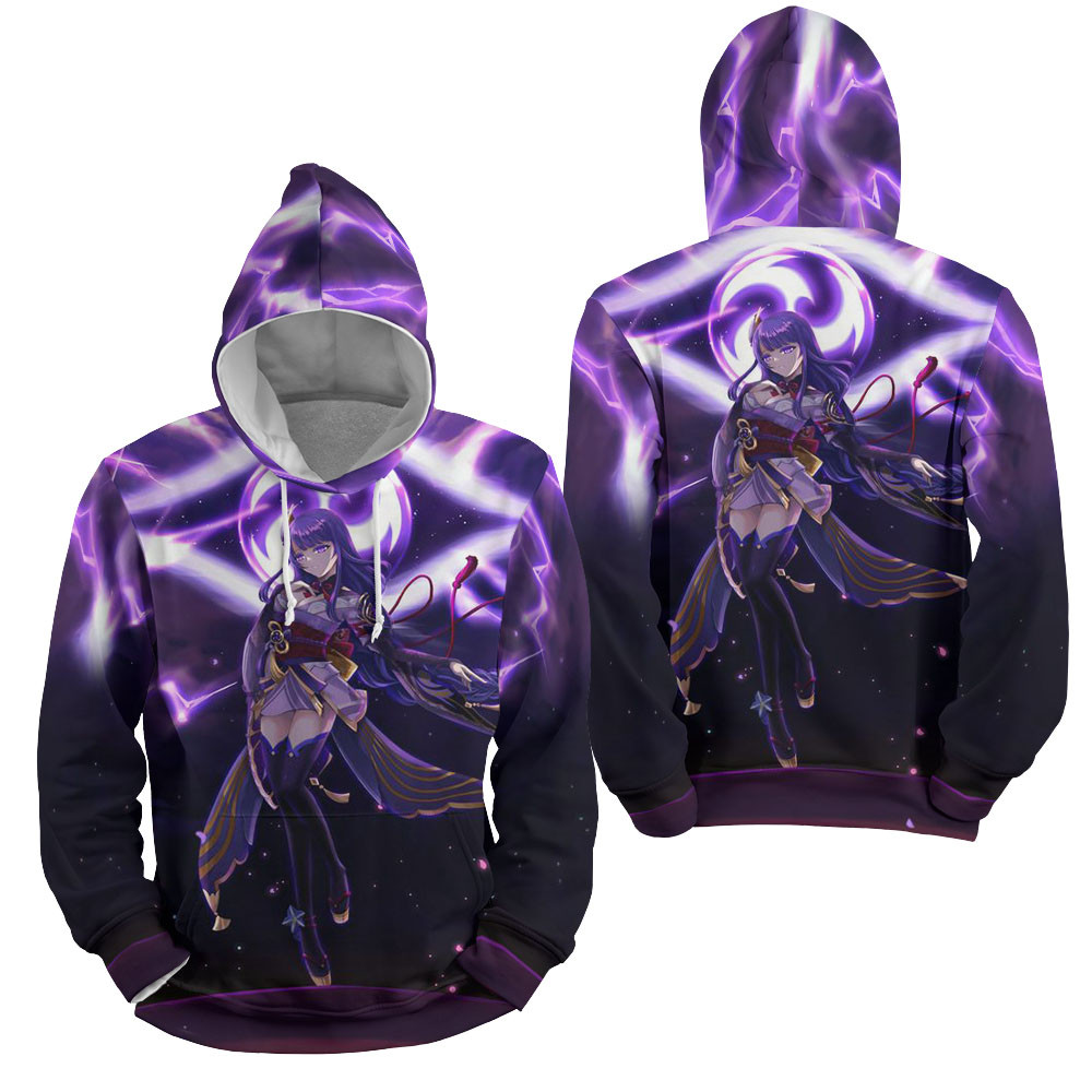 Genshin Impact - Raiden Shogun So Sad 3D All Over Printed Sweatshirt, Hoodie, Zip Hoodie | Fan Apparel For Men, Women