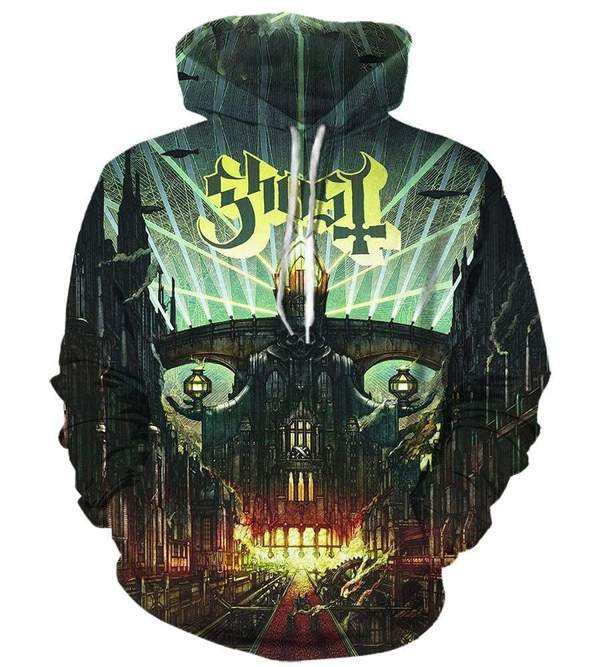 Ghost 3D All Over Printed Sweatshirt, Hoodie, Zip Hoodie | Fan Apparel For Men, Women