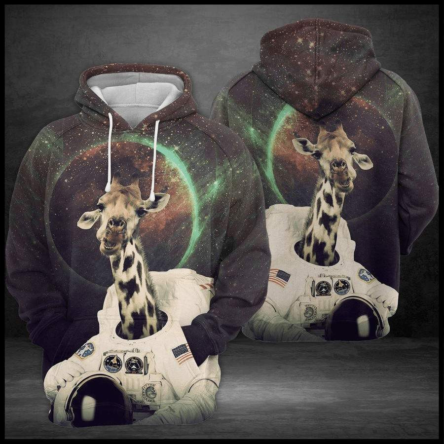 Giraffe Space 3D All Over Printed Sweatshirt, Hoodie, Zip Hoodie | Fan Apparel For Men, Women