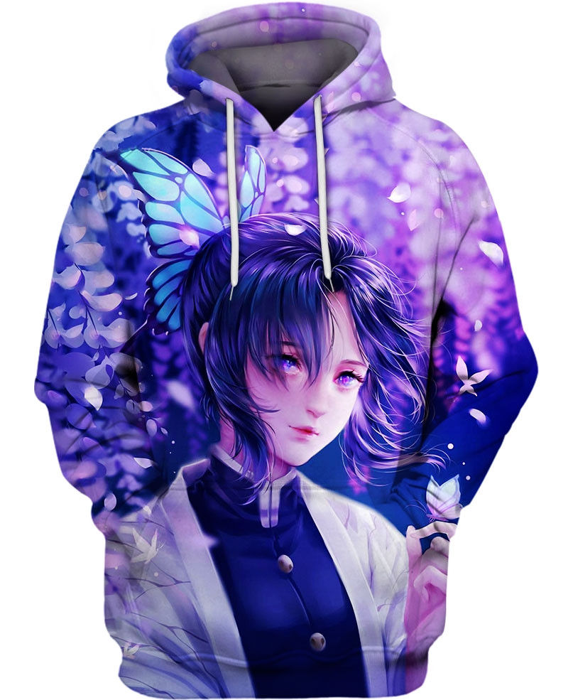 Glowing Butterfly 3D All Over Printed Sweatshirt, Hoodie, Zip Hoodie | Fan Apparel For Men, Women