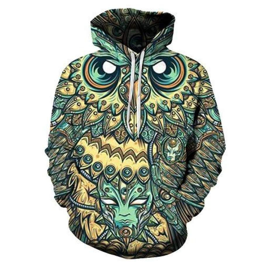 God Owl Of Dreams 3D All Over Printed Sweatshirt, Hoodie, Zip Hoodie | Fan Apparel For Men, Women