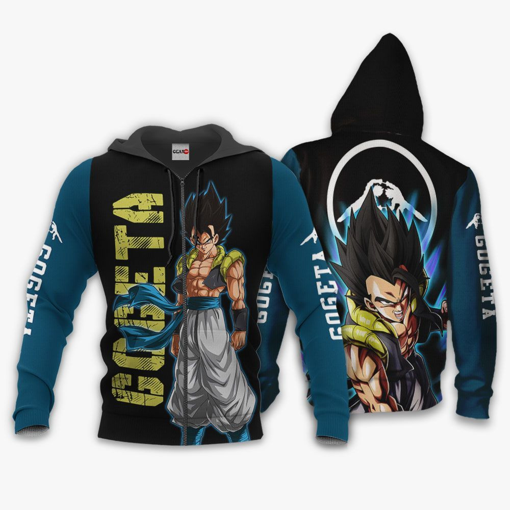 Gogeta Dragon Ball Anime 3D All Over Printed Sweatshirt, Hoodie, Zip Hoodie | Fan Apparel For Men, Women