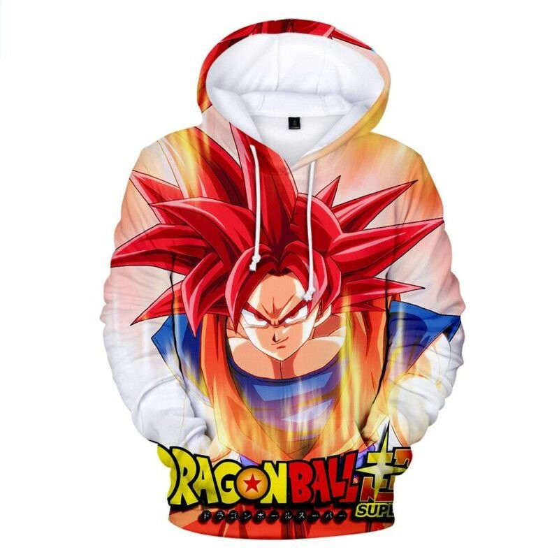 Goku Super Blue Saiyan Cartoon Dragon Ball 3D All Over Printed Sweatshirt, Hoodie, Zip Hoodie | Fan Apparel For Men, Women