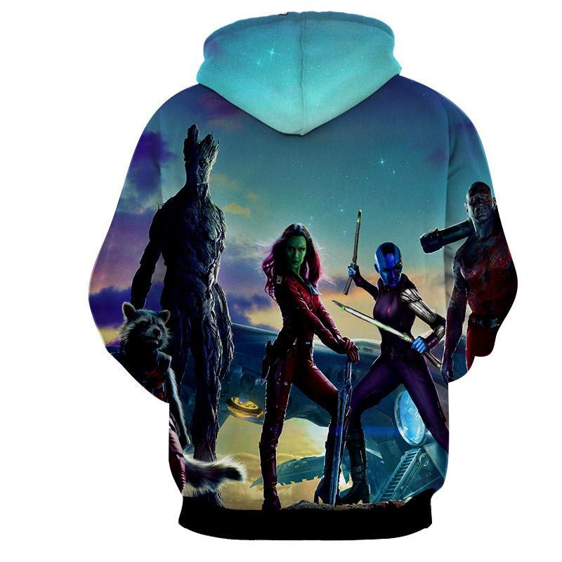 Guardian Of The Galaxy 3D All Over Printed Sweatshirt, Hoodie, Zip Hoodie | Fan Apparel For Men, Women