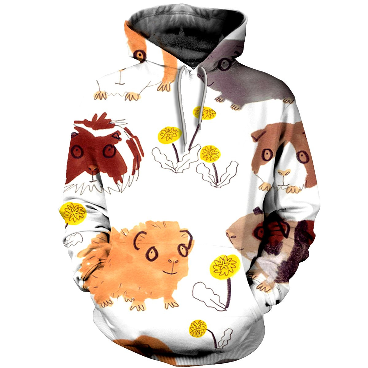 Guinea Pig 3D All Over Printed Sweatshirt, Hoodie, Zip Hoodie | Fan Apparel For Men, Women