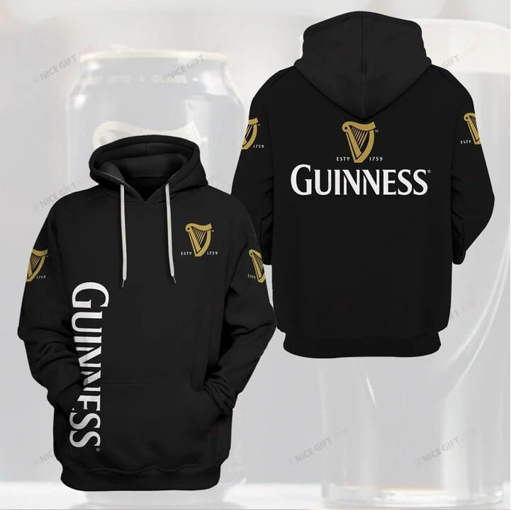 Guinness 3D All Over Printed Sweatshirt, Hoodie, Zip Hoodie | Fan Apparel For Men, Women