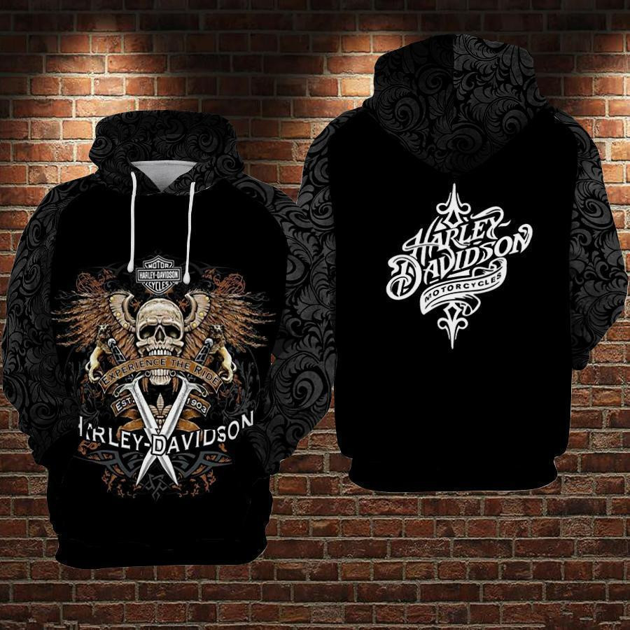 Harley Davidson 3D All Over Printed Sweatshirt, Hoodie, Zip Hoodie | Fan Apparel For Men, Women
