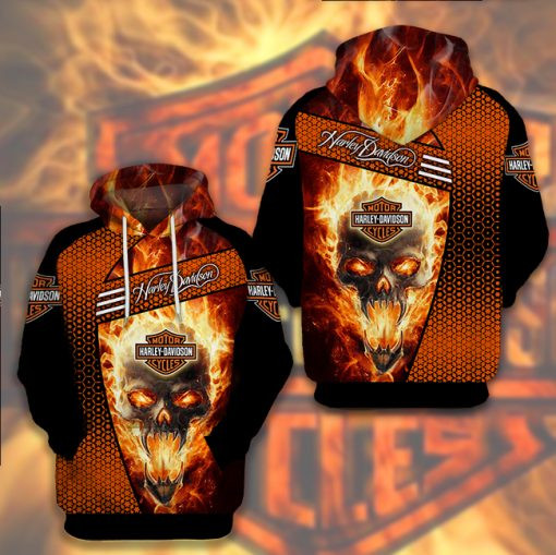 Harley Davidson Motocycle 3D All Over Printed Sweatshirt, Hoodie, Zip Hoodie | Fan Apparel For Men, Women