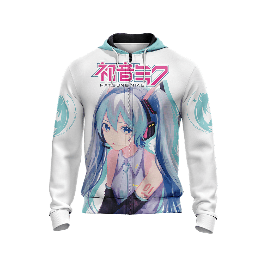 Hatsune Miku 3D All Over Printed Sweatshirt, Hoodie, Zip Hoodie | Fan Apparel For Men, Women