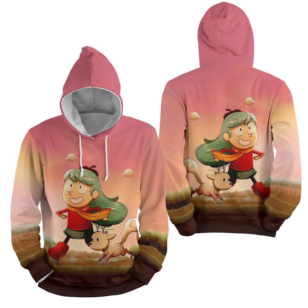 Hilda Run Really Fast 3D All Over Printed Sweatshirt, Hoodie, Zip Hoodie | Fan Apparel For Men, Women