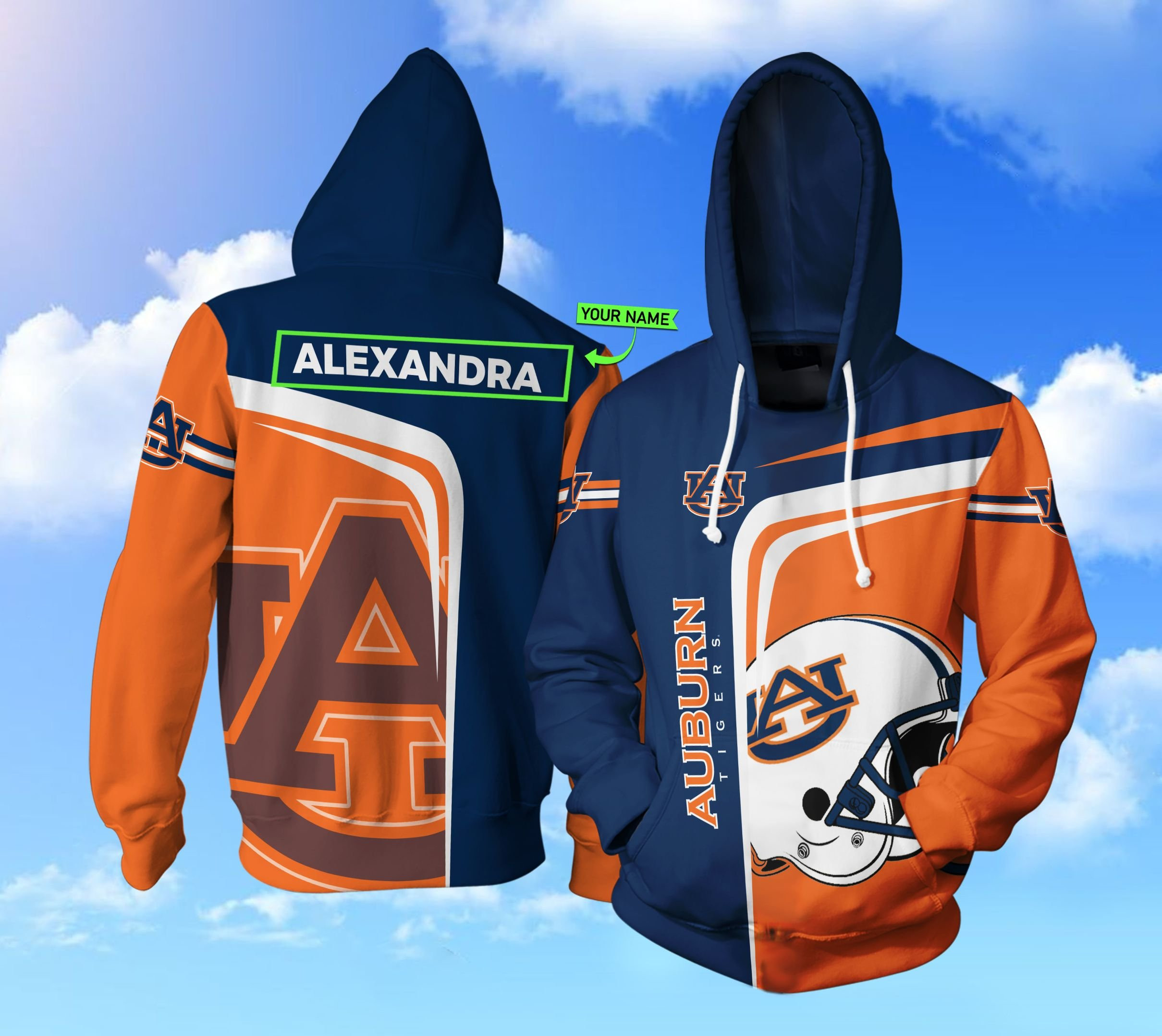 Ho84 Uburn Tigers 3D All Over Printed Sweatshirt, Hoodie, Zip Hoodie | Ncaa Fan Gear For Men, Women