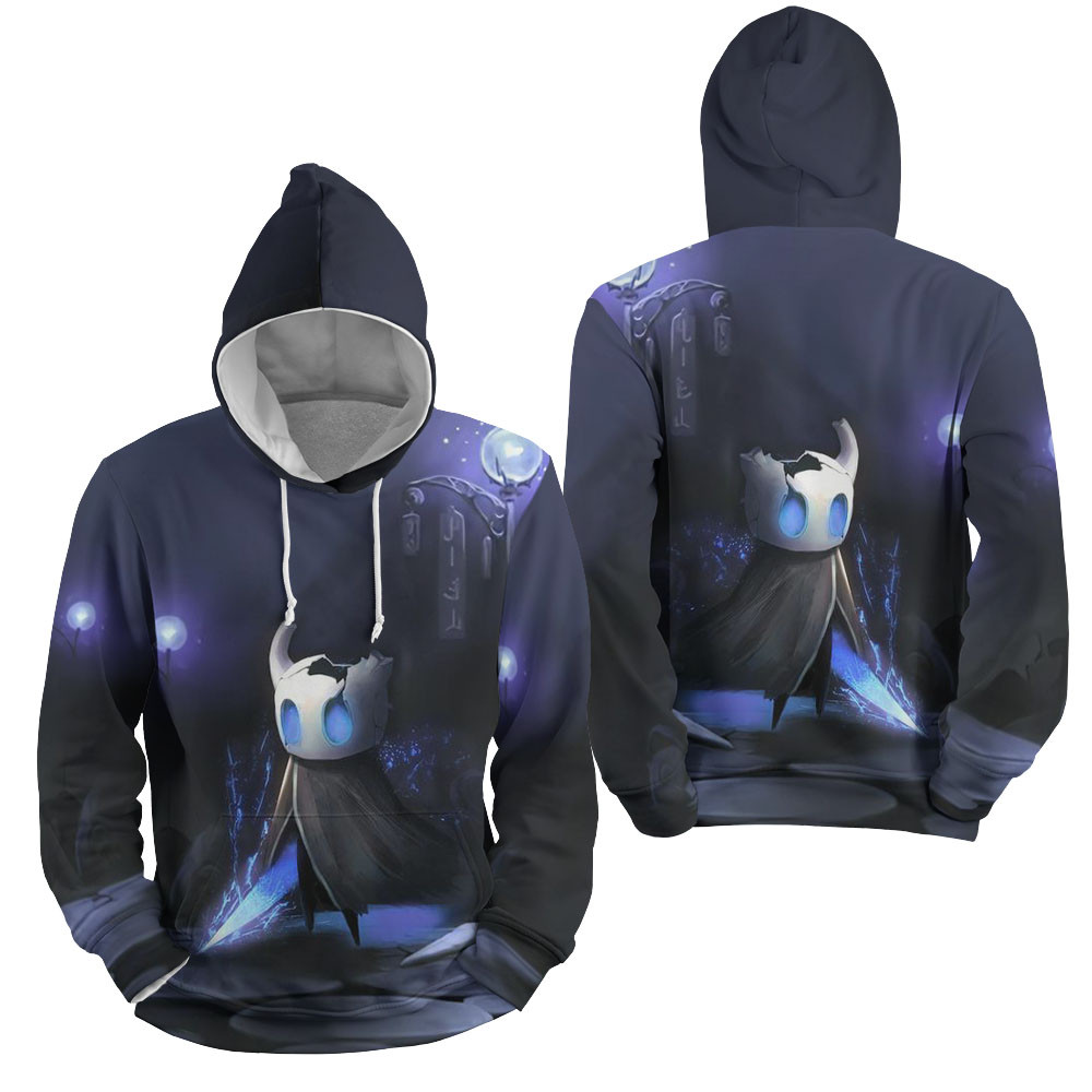 Hollow Knight - The Knight With Broken Mask 3D All Over Printed Sweatshirt, Hoodie, Zip Hoodie | Fan Apparel For Men, Women