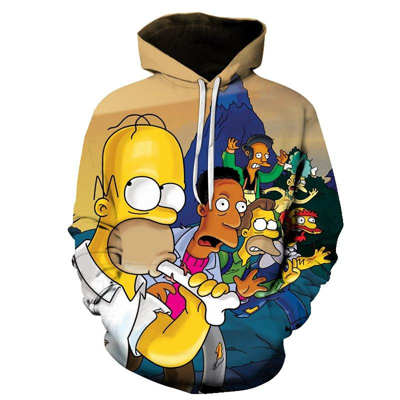 Homer Simpson And His Son 3D All Over Printed Sweatshirt, Hoodie, Zip Hoodie | Fan Apparel For Men, Women