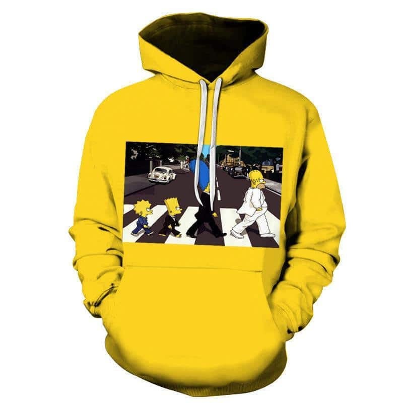 Homer Simpson And His Son 3D All Over Printed Sweatshirt, Hoodie, Zip Hoodie | Fan Apparel For Men, Women
