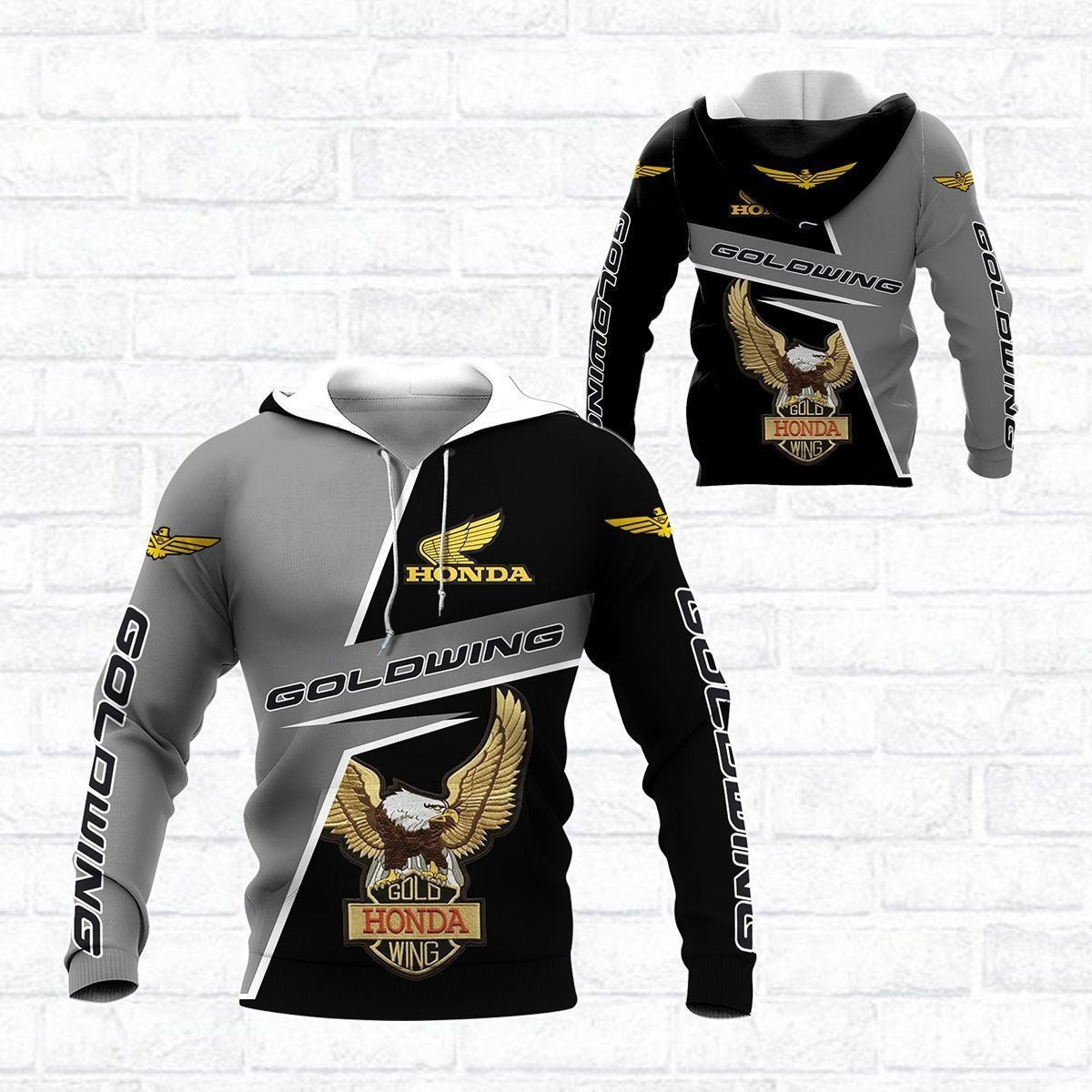 Honda Gold Wing 3D All Over Printed Sweatshirt, Hoodie, Zip Hoodie | Fan Apparel For Men, Women