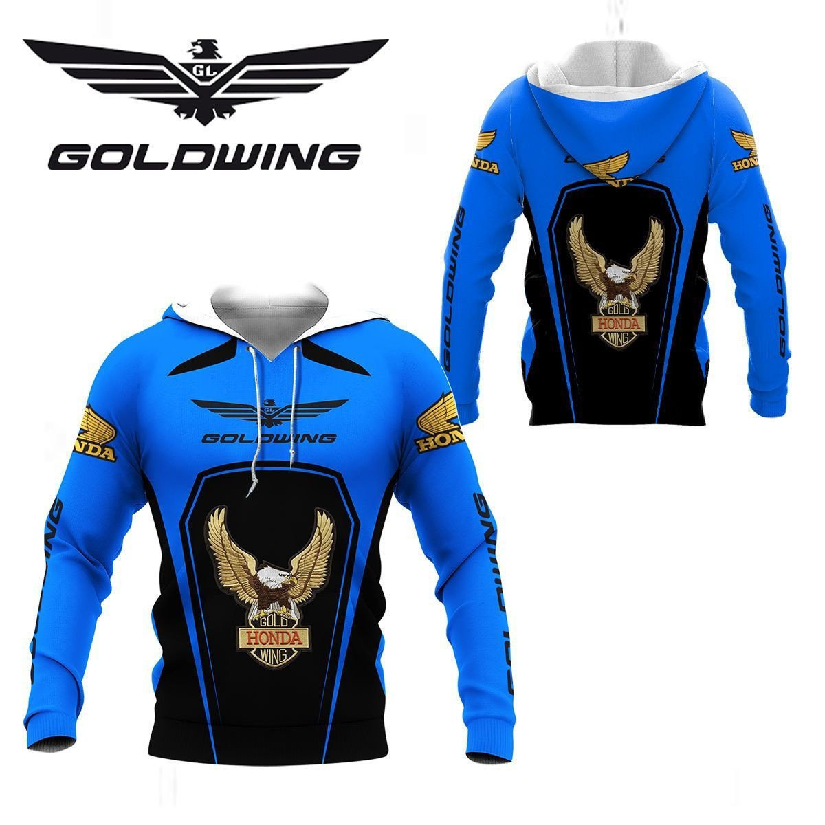 Honda Gold Wing 3D All Over Printed Sweatshirt, Hoodie, Zip Hoodie | Fan Apparel For Men, Women