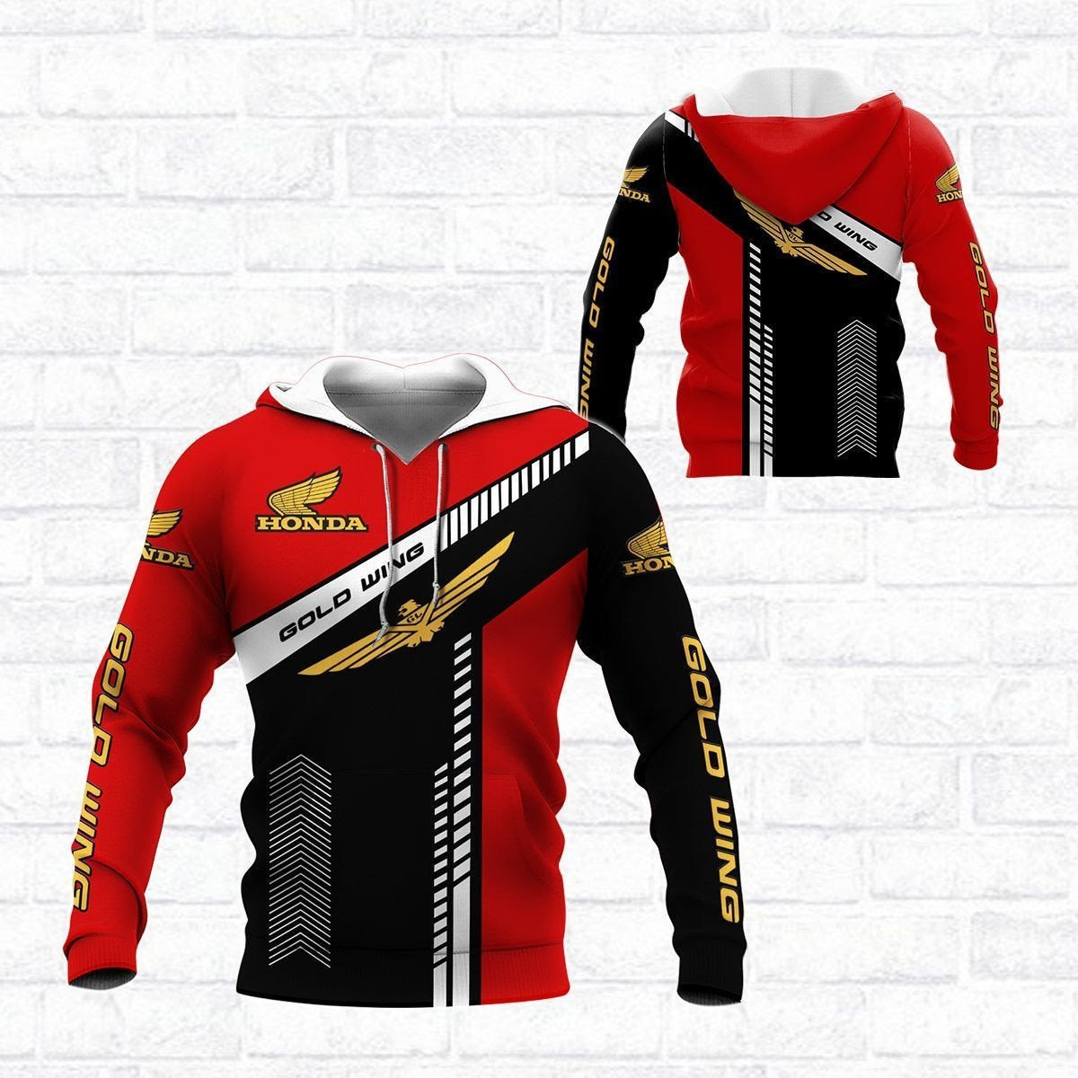 Honda Gold Wing 3D All Over Printed Sweatshirt, Hoodie, Zip Hoodie | Fan Apparel For Men, Women