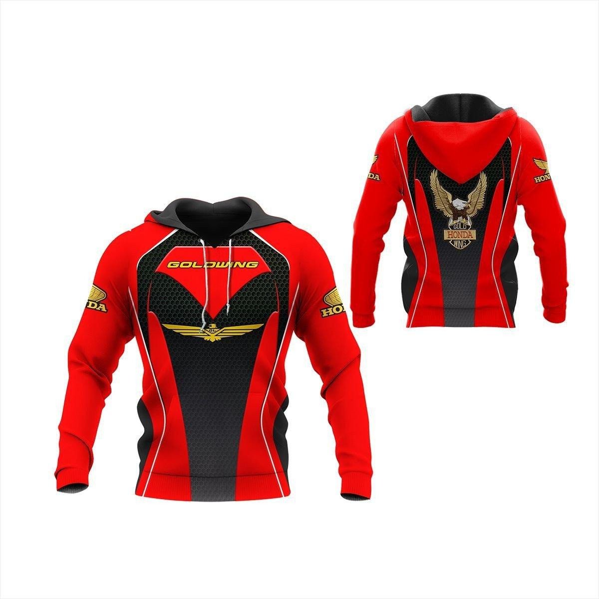 Honda Gold Wing Unisex 3D All Over Printed Sweatshirt, Hoodie, Zip Hoodie | Fan Apparel For Men, Women