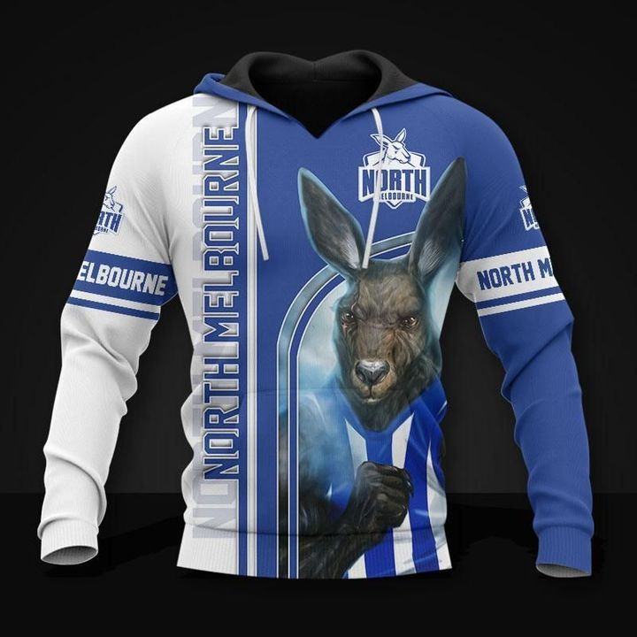 Hoodie North Melbourne Football Club Club Macost 3D All Over Printed Sweatshirt, Hoodie, Zip Hoodie | Fan Apparel For Men, Women