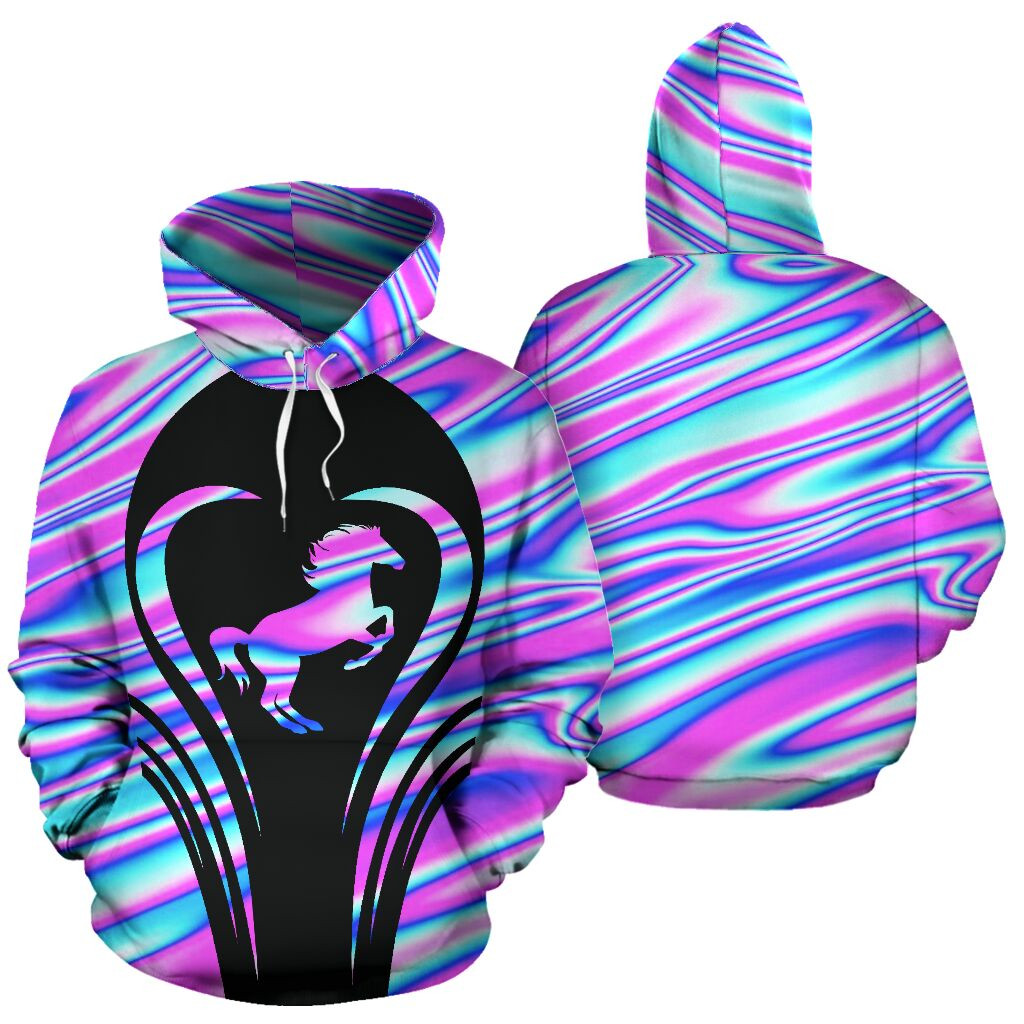 Horse Ultraholo 3D All Over Printed Sweatshirt, Hoodie, Zip Hoodie | Fan Apparel For Men, Women