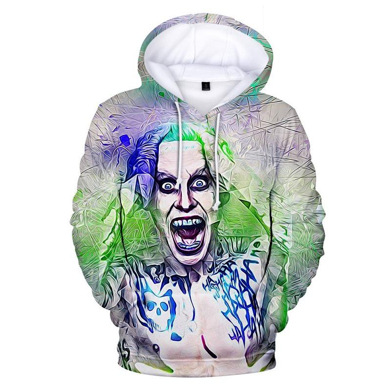 Hot Fashion Harajuku Suicide Squad Joker 3D All Over Printed Sweatshirt, Hoodie, Zip Hoodie | Fan Apparel For Men, Women