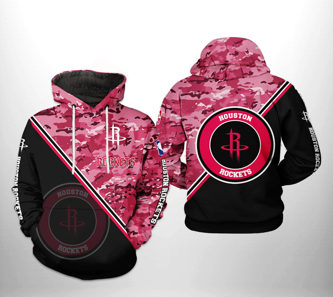 Houston Rockets Nba Us Camo Team 3D All Over Printed Sweatshirt, Hoodie, Zip Hoodie | Fan Apparel For Men, Women