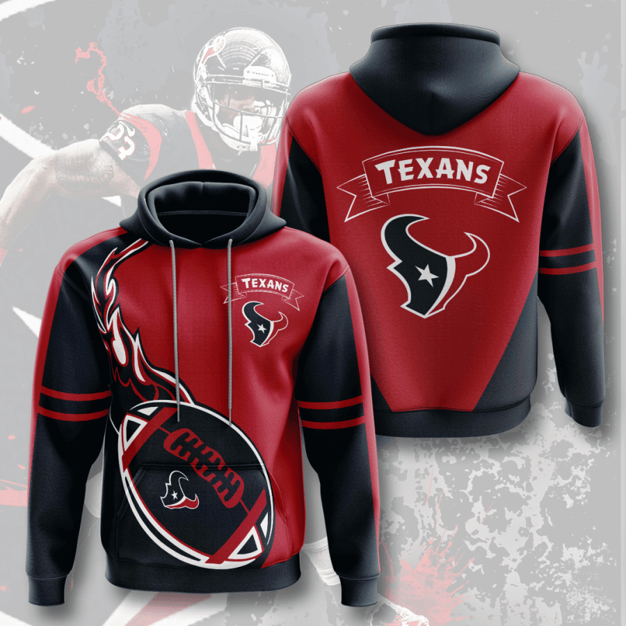 Houston Texans 3D All Over Printed Sweatshirt, Hoodie, Zip Hoodie | Nfl Fan Gear For Men, Women