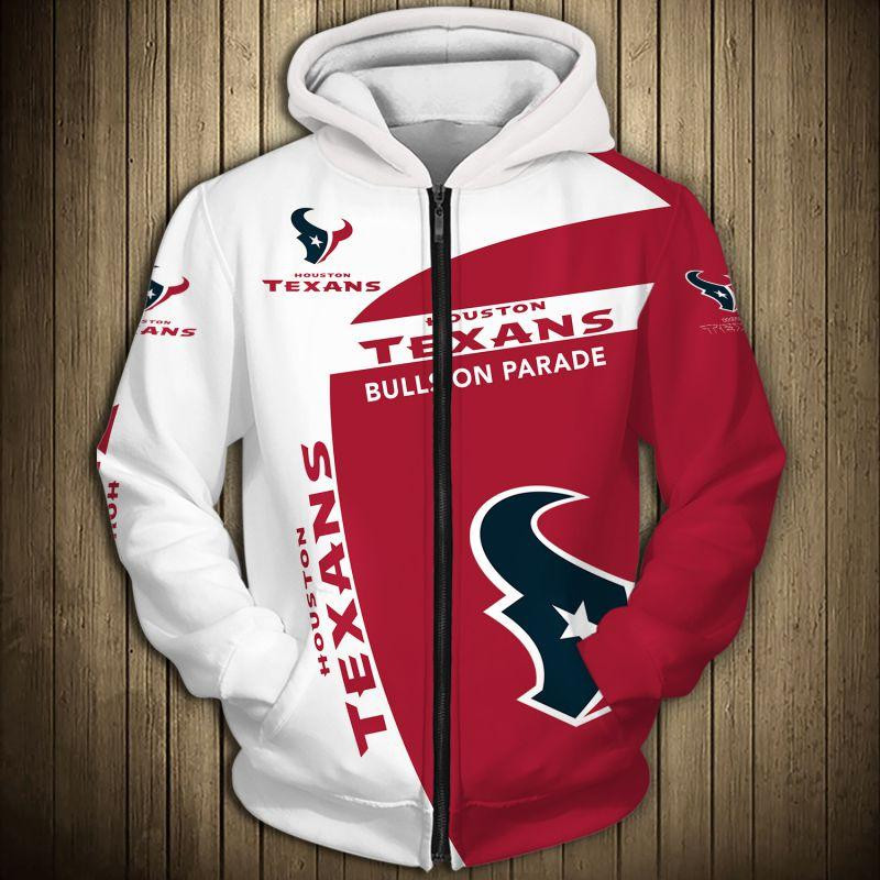 Houston Texans 3D All Over Printed Sweatshirt, Hoodie, Zip Hoodie | Nfl Fan Gear For Men, Women