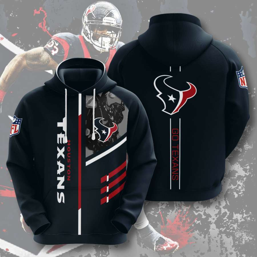 Houston Texans 3D All Over Printed Sweatshirt, Hoodie, Zip Hoodie | Nfl Fan Gear For Men, Women