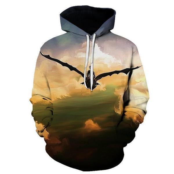 How To Train Your Dragon 3D All Over Printed Sweatshirt, Hoodie, Zip Hoodie | Fan Apparel For Men, Women