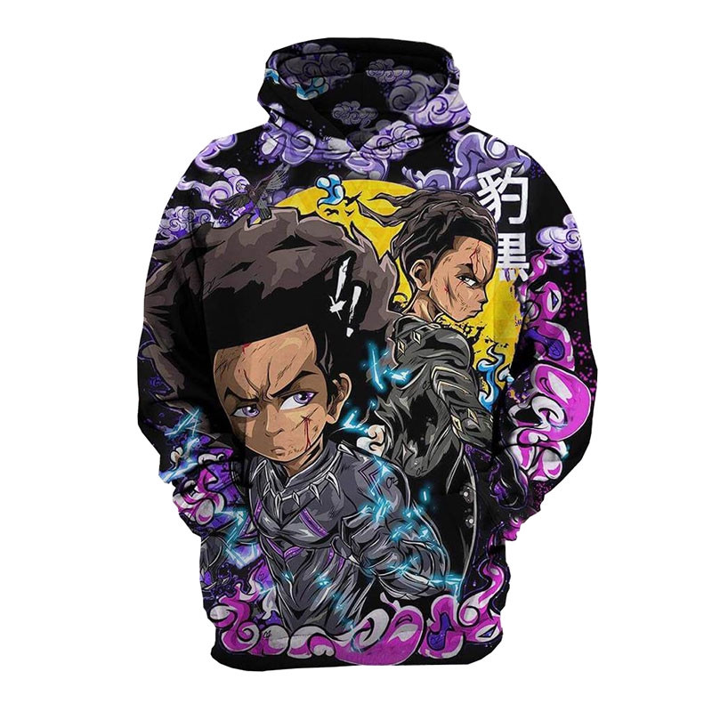 Huey Freeman 3D All Over Printed Sweatshirt, Hoodie, Zip Hoodie | Fan Apparel For Men, Women