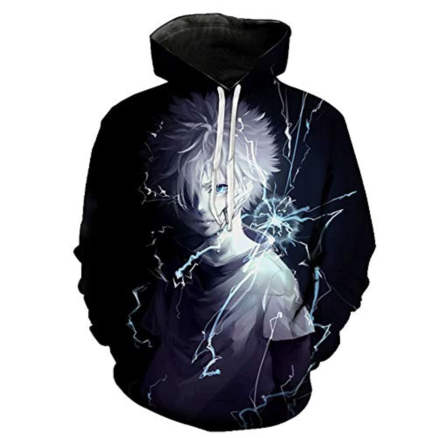 Hunter X Hunter Hoodies Â– Hxh Killua Zoldyck 3D All Over Printed Sweatshirt, Hoodie, Zip Hoodie | Fan Apparel For Men, Women