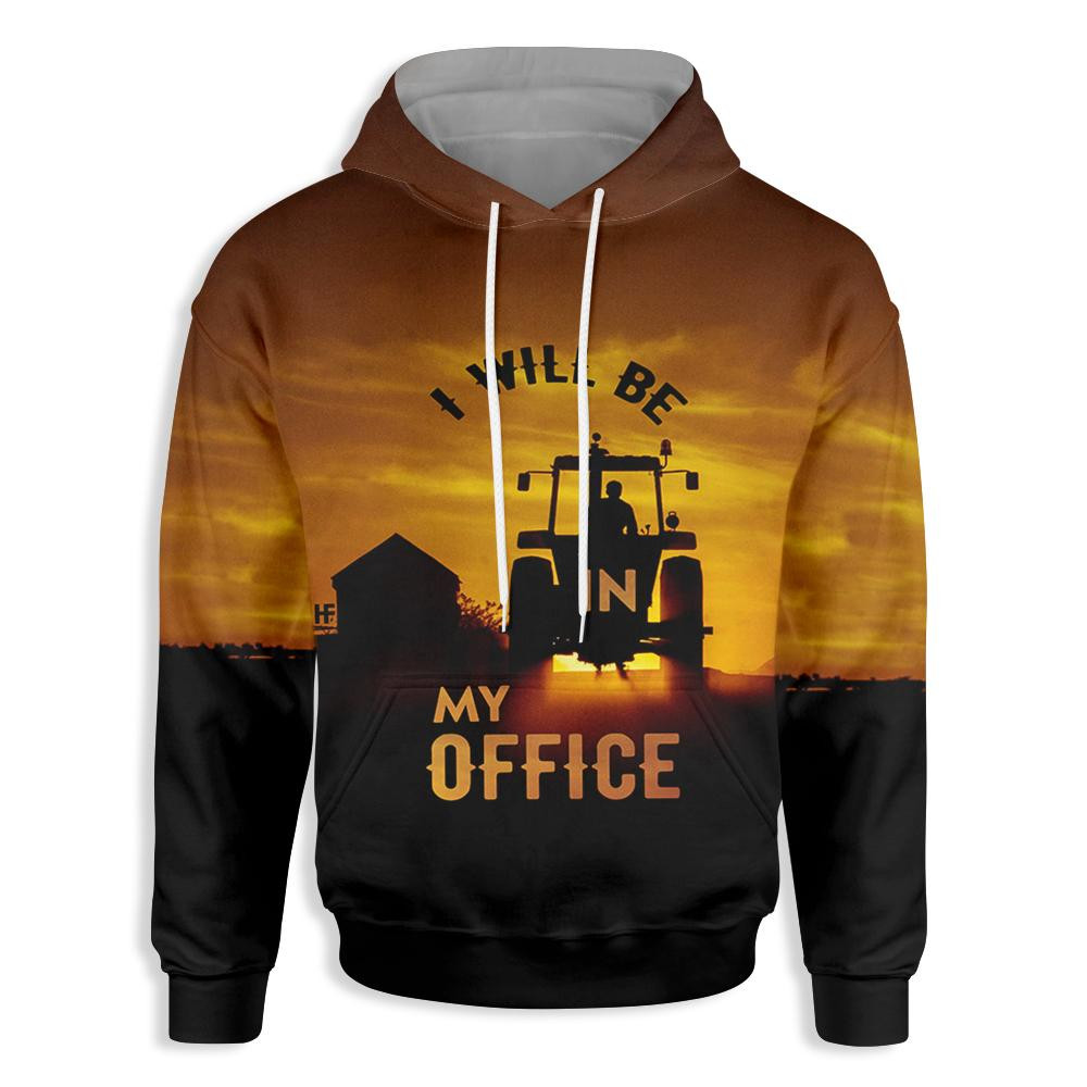I Will Be In My Office 3D All Over Printed Sweatshirt, Hoodie, Zip Hoodie | Fan Apparel For Men, Women