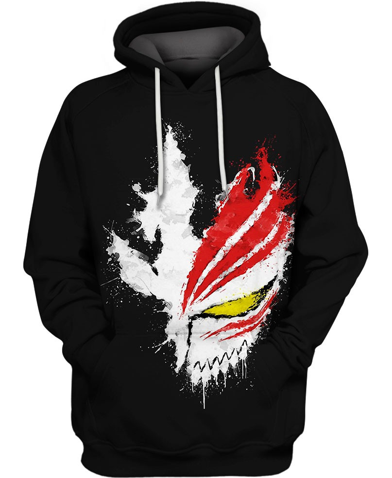 Ichigo Hollow Bleach 3D All Over Printed Sweatshirt, Hoodie, Zip Hoodie | Fan Apparel For Men, Women