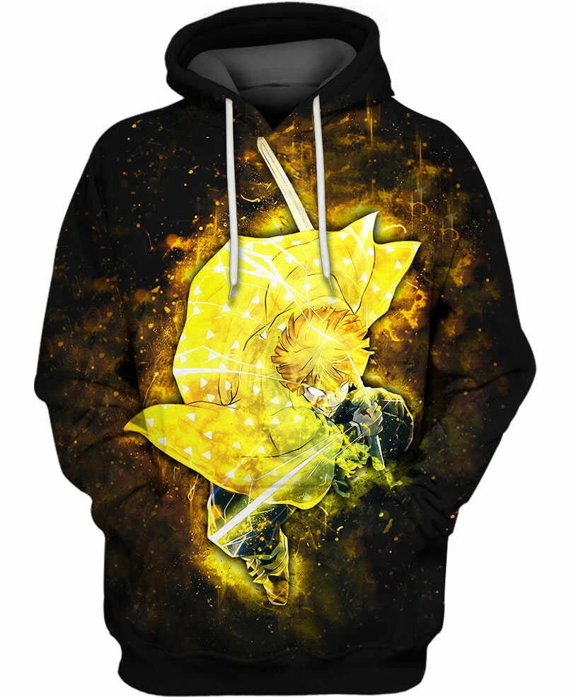 Incredible Speed Of Zenitsu 3D All Over Printed Sweatshirt, Hoodie, Zip Hoodie | Fan Apparel For Men, Women
