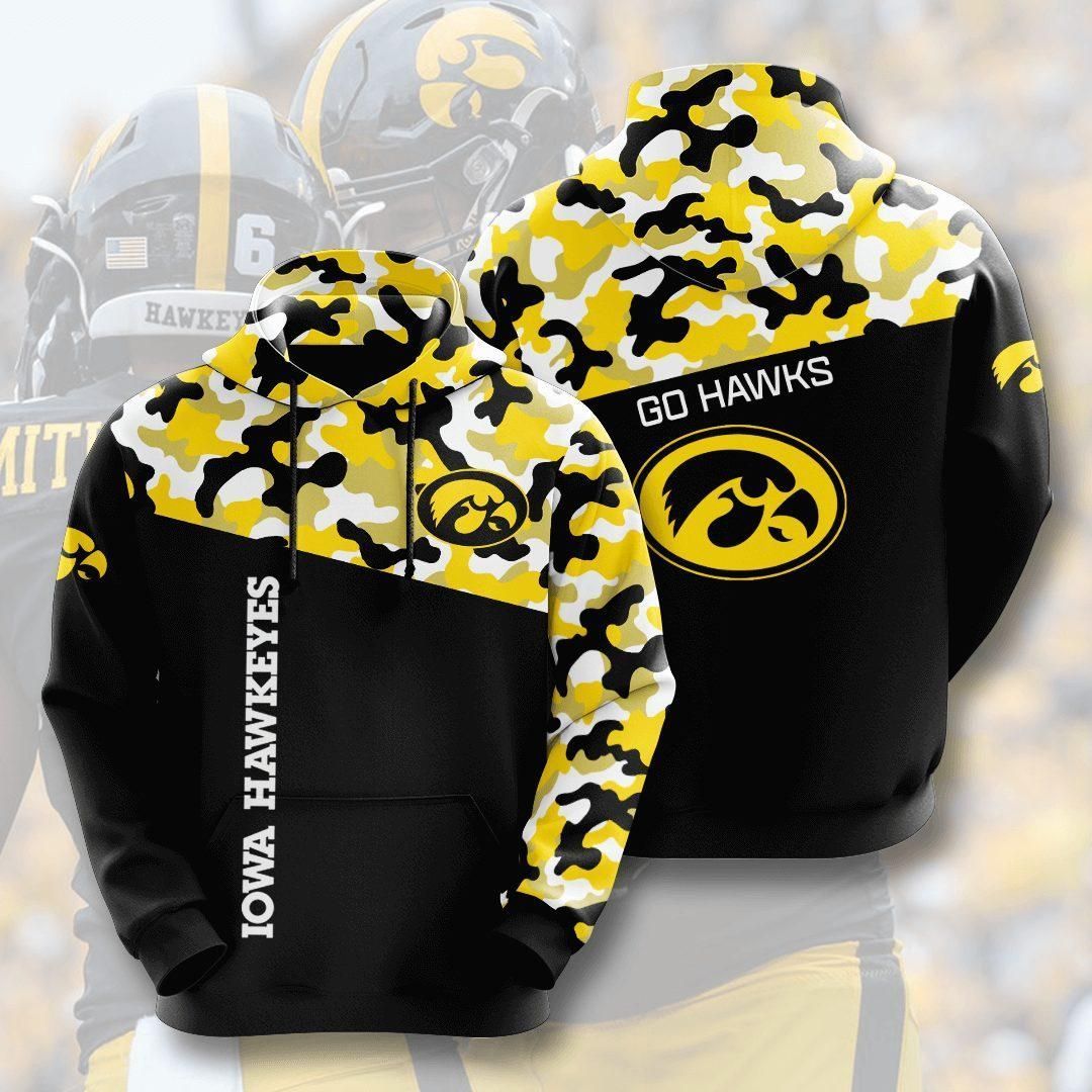 Iowa Hawkeyes 3D All Over Printed Sweatshirt, Hoodie, Zip Hoodie | Ncaa Fan Gear For Men, Women