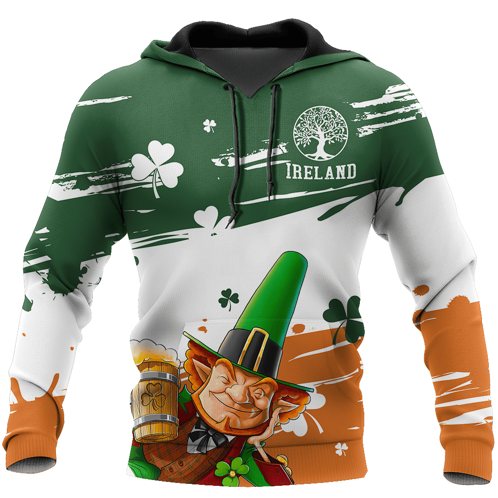 Irish St.patrick Day 3D All Over Printed Sweatshirt, Hoodie, Zip Hoodie | Fan Apparel For Men, Women