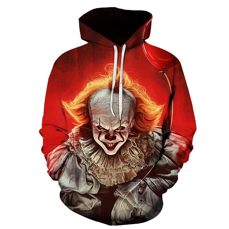 It Pennywise Clown 3D All Over Printed Sweatshirt, Hoodie, Zip Hoodie | Special Edition Fan Apparel For Men, Women