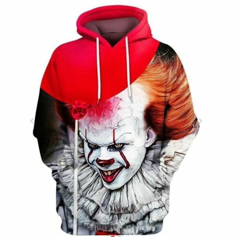 It Pennywise The Dancing Clown Red Balloon 3D All Over Printed Sweatshirt, Hoodie, Zip Hoodie | Special Edition Fan Apparel For Men, Women