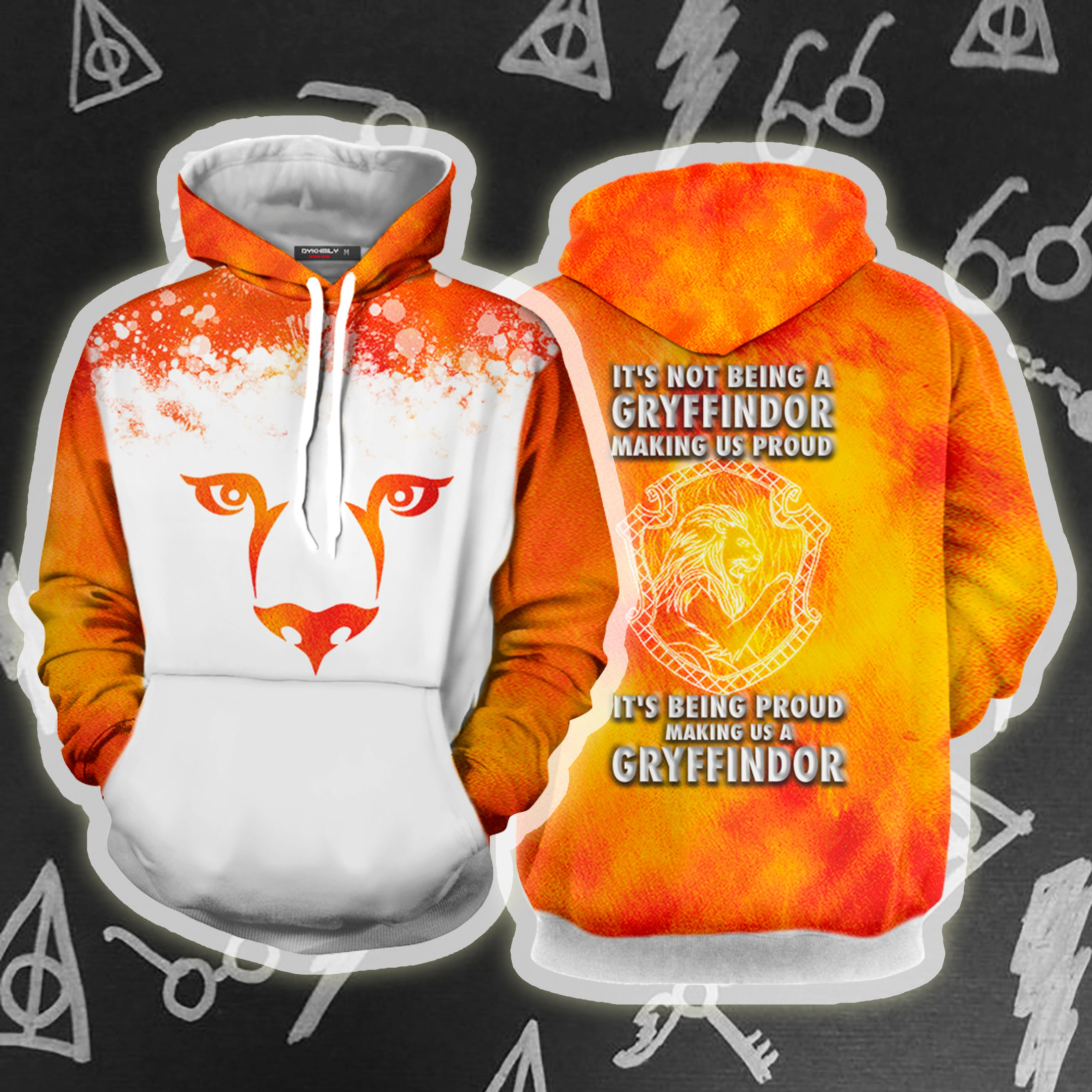 It's Being Proud Making Us A Gryffindor Harry Potter 3D All Over Printed Sweatshirt, Hoodie, Zip Hoodie | Fan Apparel For Men, Women