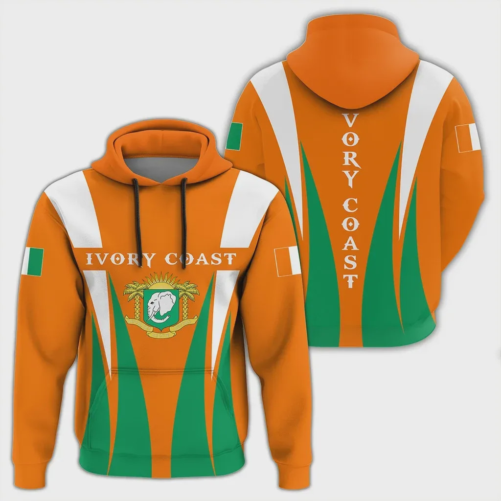 Ivory Coast 3D All Over Printed Sweatshirt, Hoodie, Zip Hoodie | Fan Apparel For Men, Women