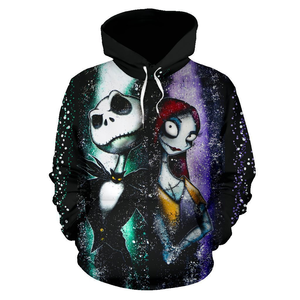 Jack Skellington 3D All Over Printed Sweatshirt, Hoodie, Zip Hoodie | Fan Apparel For Men, Women