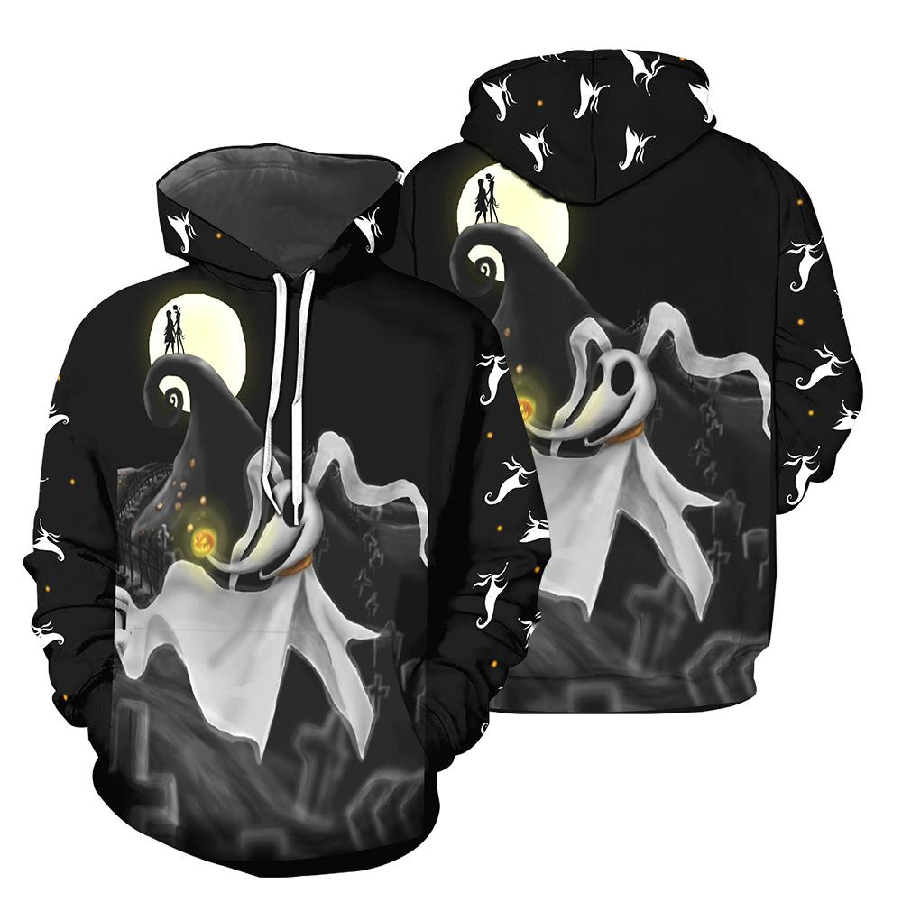 Jack Skellington 3D All Over Printed Sweatshirt, Hoodie, Zip Hoodie | Fan Apparel For Men, Women