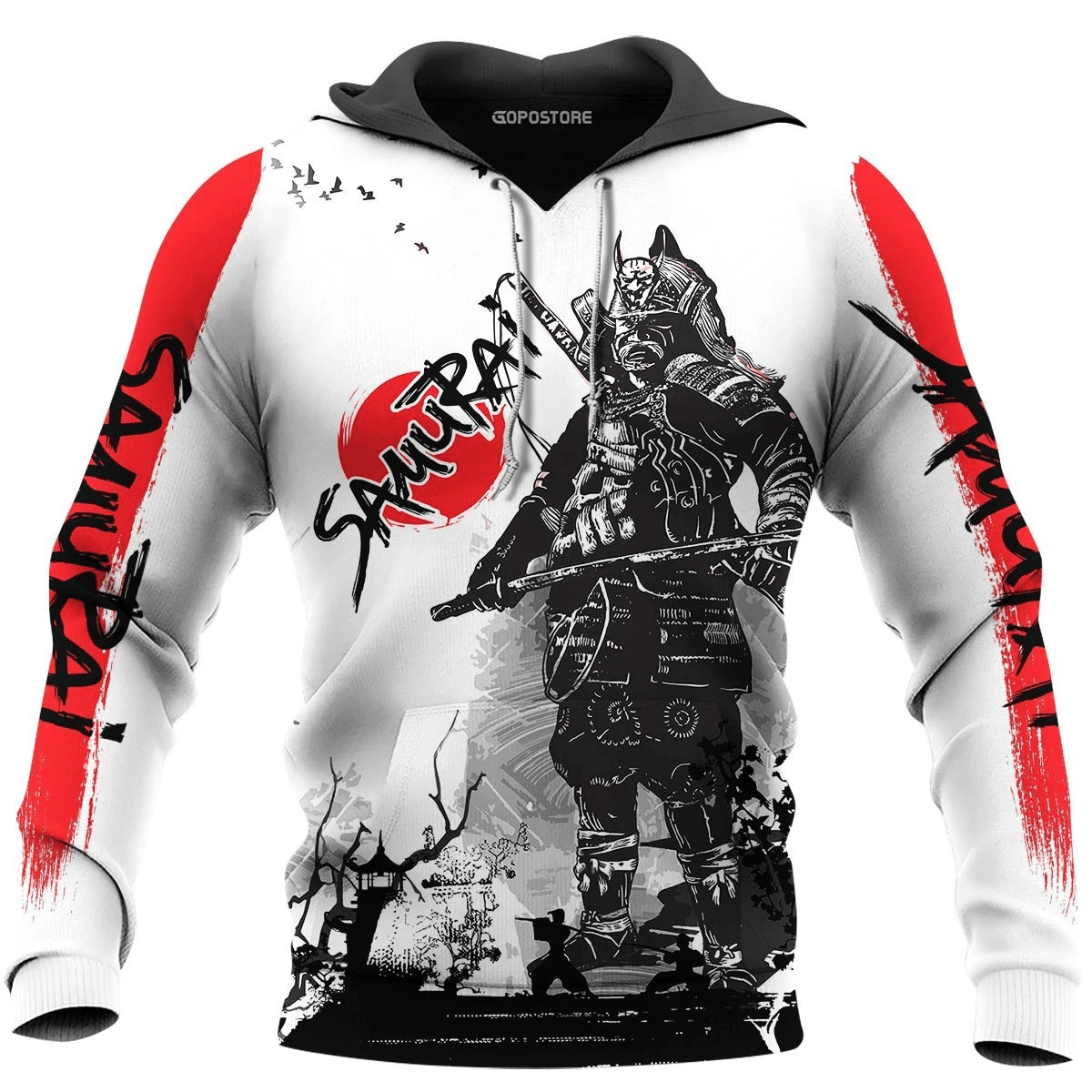 Japanese Samurai 3D All Over Printed Sweatshirt, Hoodie, Zip Hoodie | Fan Apparel For Men, Women