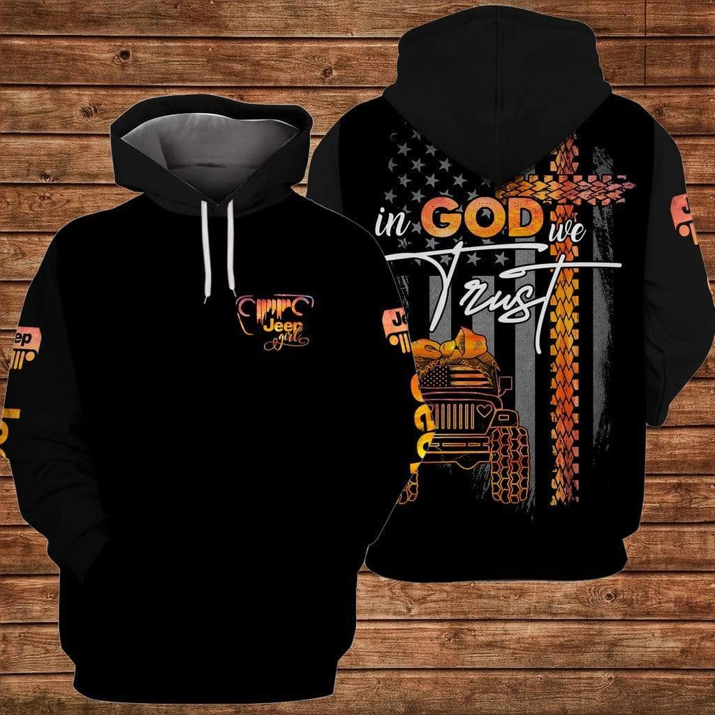 Jeep In God 3D All Over Printed Sweatshirt, Hoodie, Zip Hoodie | Fan Apparel For Men, Women