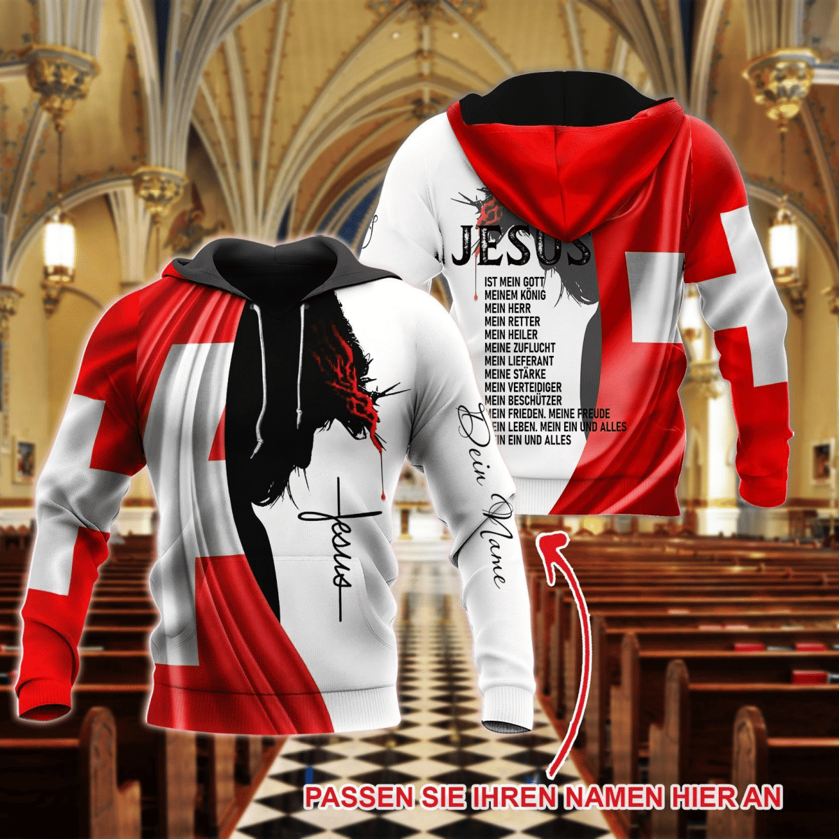 Jesus Personalized Gift Unisex 3D All Over Printed Sweatshirt, Hoodie, Zip Hoodie | Fan Apparel For Men, Women