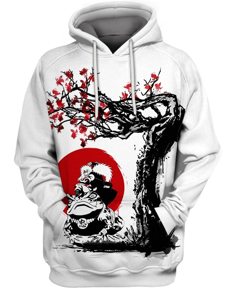 Jiraiya And Toad 3D All Over Printed Sweatshirt, Hoodie, Zip Hoodie | Fan Apparel For Men, Women