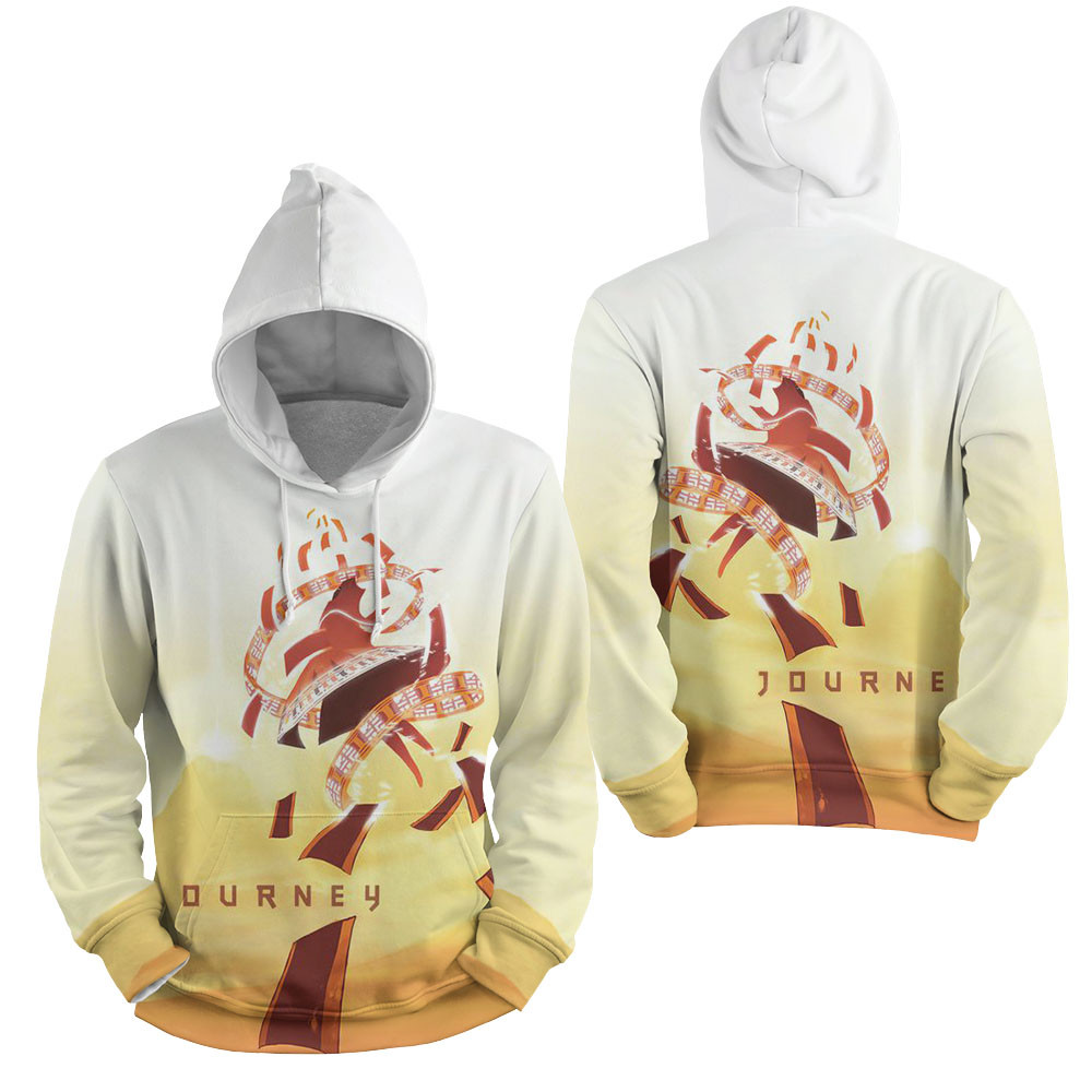 Journey - The Traveller Flying Up 3D All Over Printed Sweatshirt, Hoodie, Zip Hoodie | Fan Apparel For Men, Women